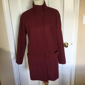 Burgundy Coat